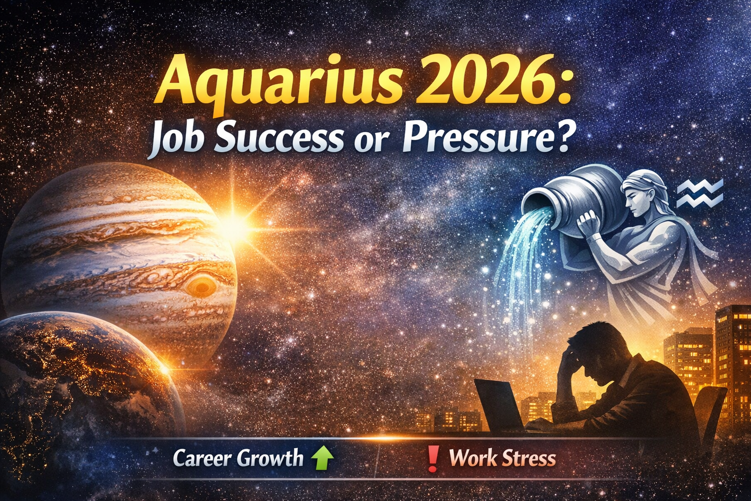 Jupiter Transit 2026 for Aquarius – Job Growth or Work Pressure?