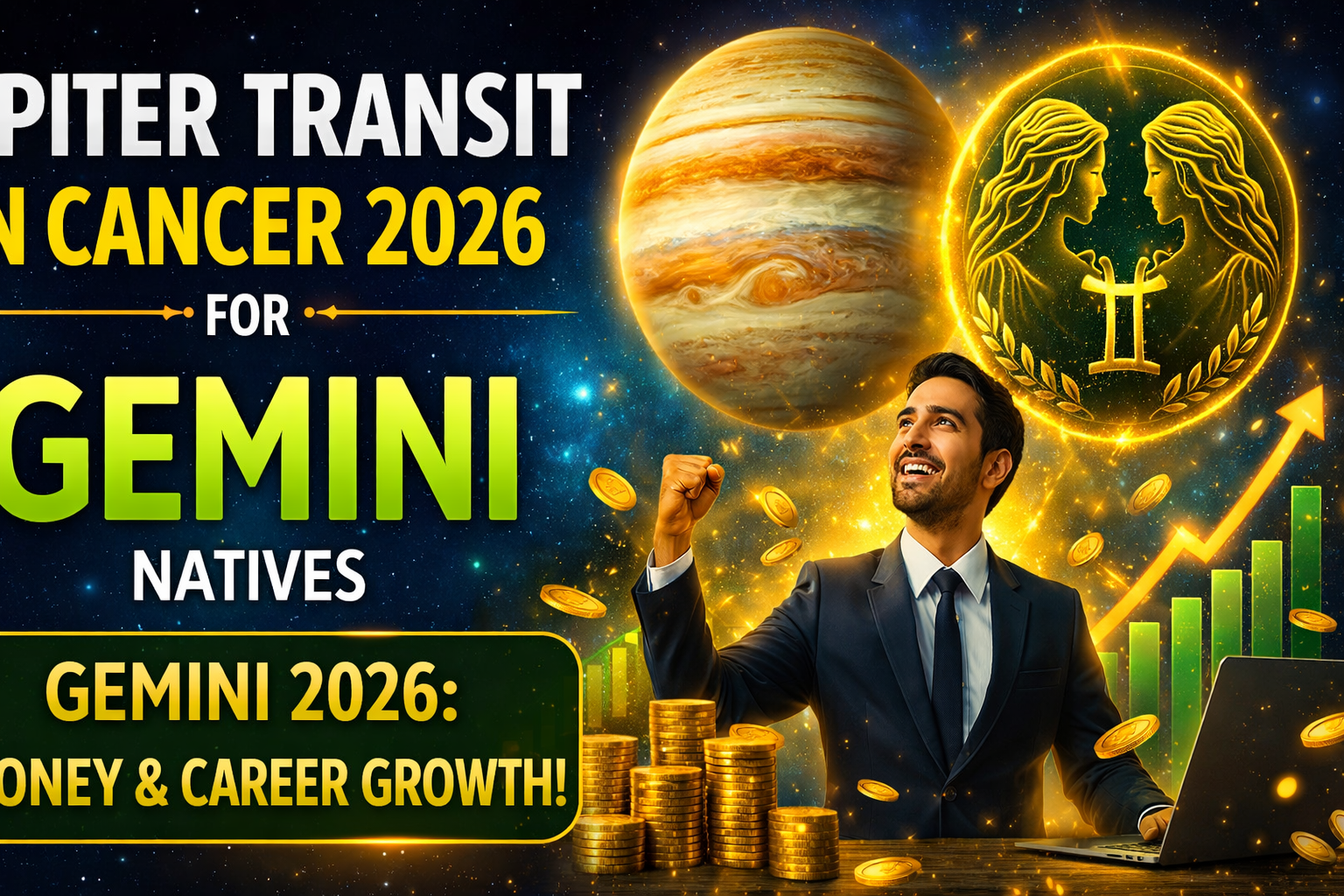 Jupiter Transit 2026 for Gemini – Money, Career & Wealth Growth