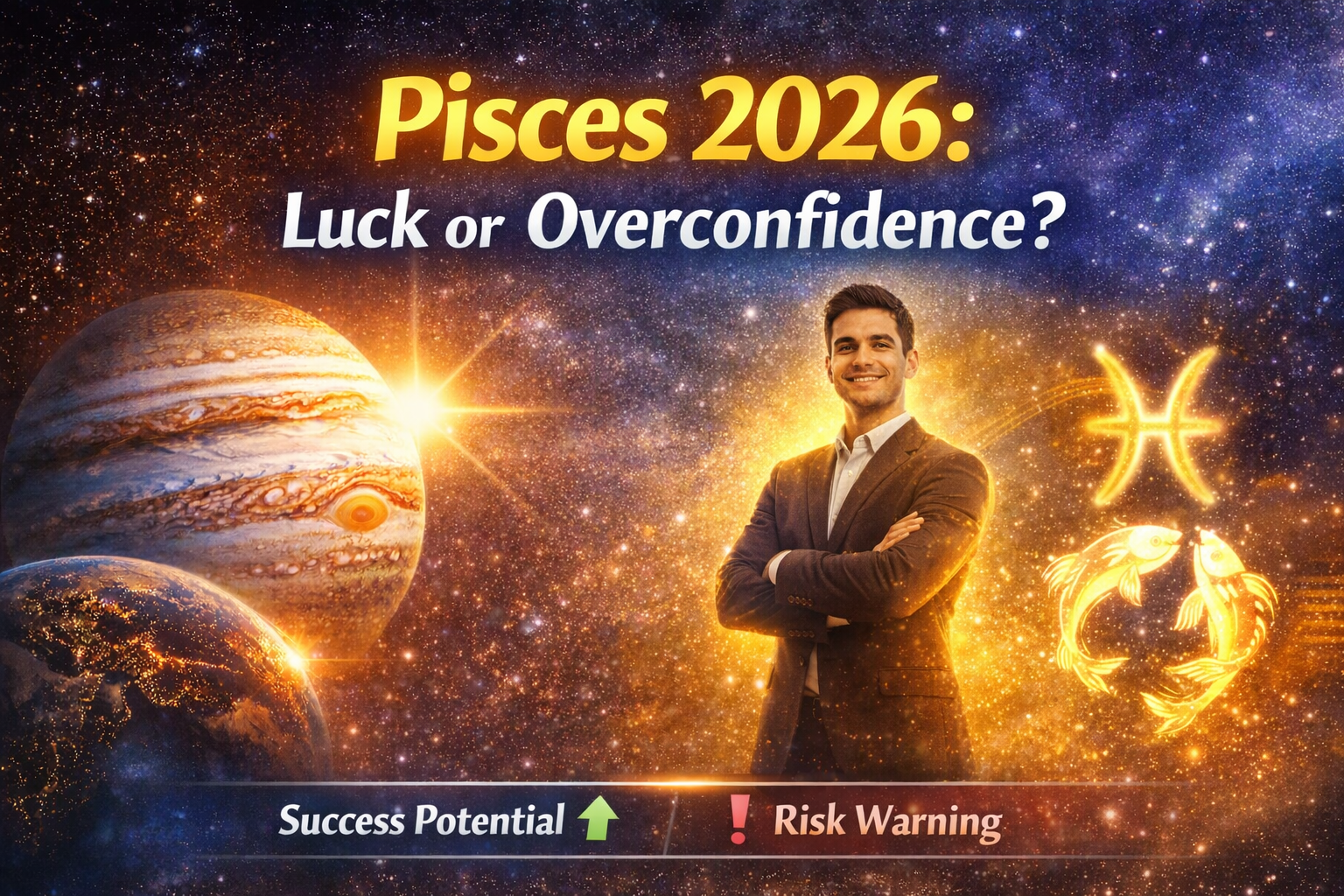 Jupiter Transit 2026 for Pisces – Luck, Success or Overconfidence?